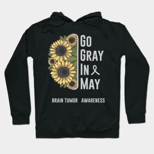 Go Gray In May Brain Tumor Awareness Hoodie